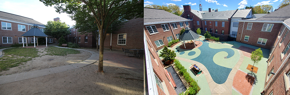 Dowling Courtyard Bradley Hospital