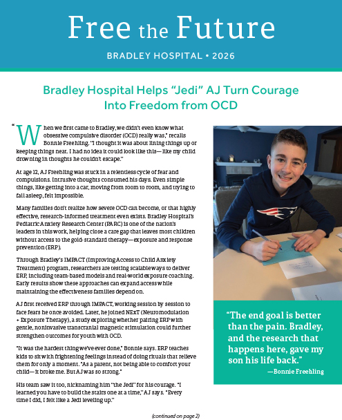 Bradley Hospital's 2026 Free the Future