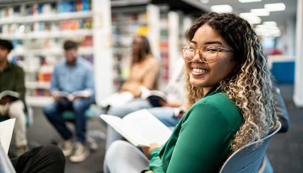 Adolescent in group DBT meeting